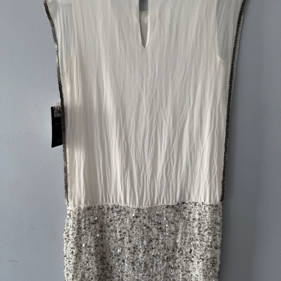 ZARA white sequin dress - Picture 2 of 3